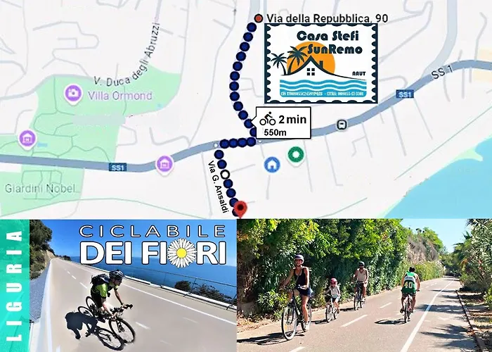Casa Stefi Sunremo - Parcheggio Privato, 500 Mt Dalla Spiaggia