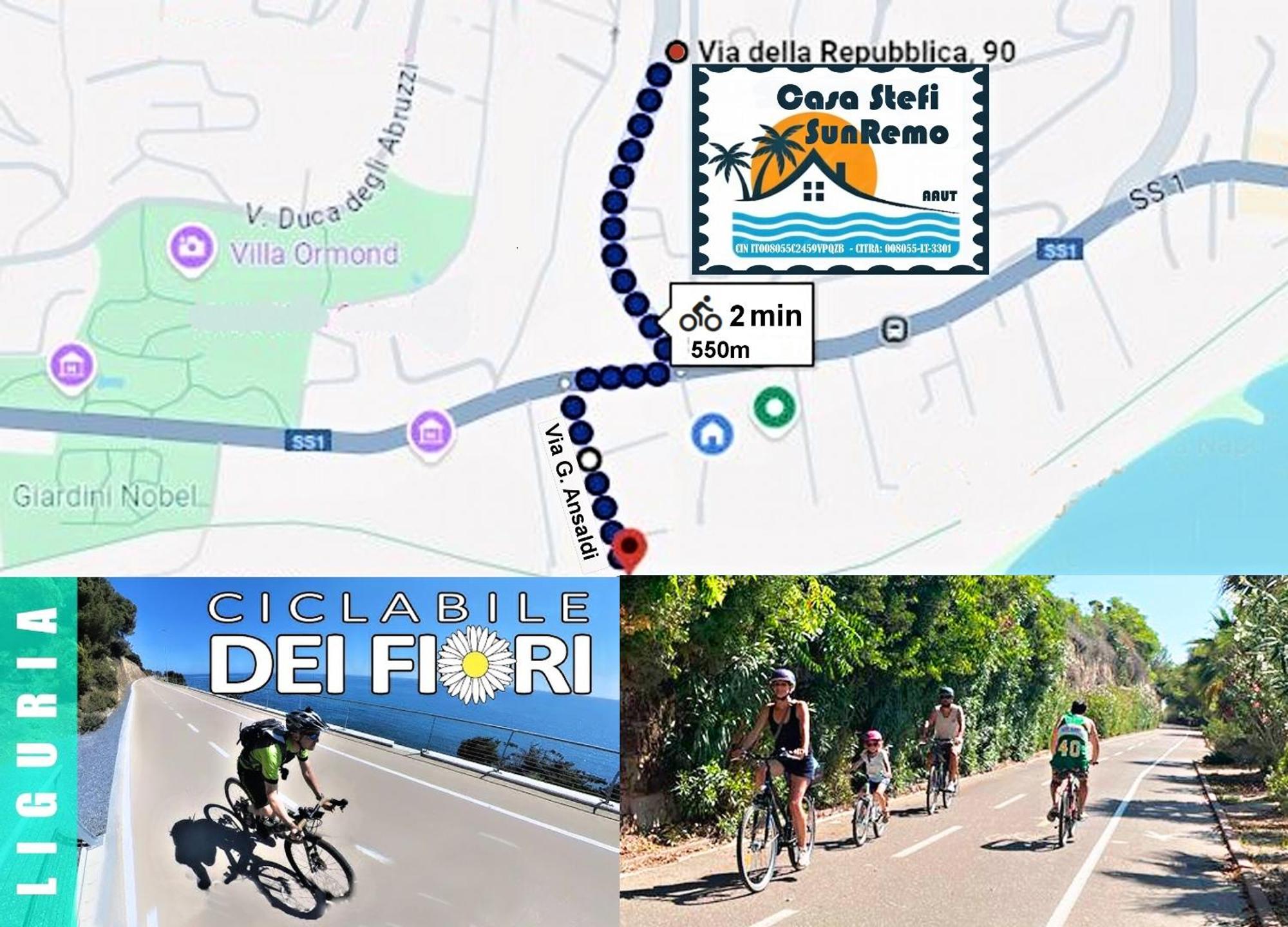 Casa Stefi Sunremo - Parcheggio Privato, 500 Mt Dalla